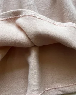 نمای داخل پیراهن دخترانه صورتی فوتر طرح سرشانه چیندار Lil’Atelier