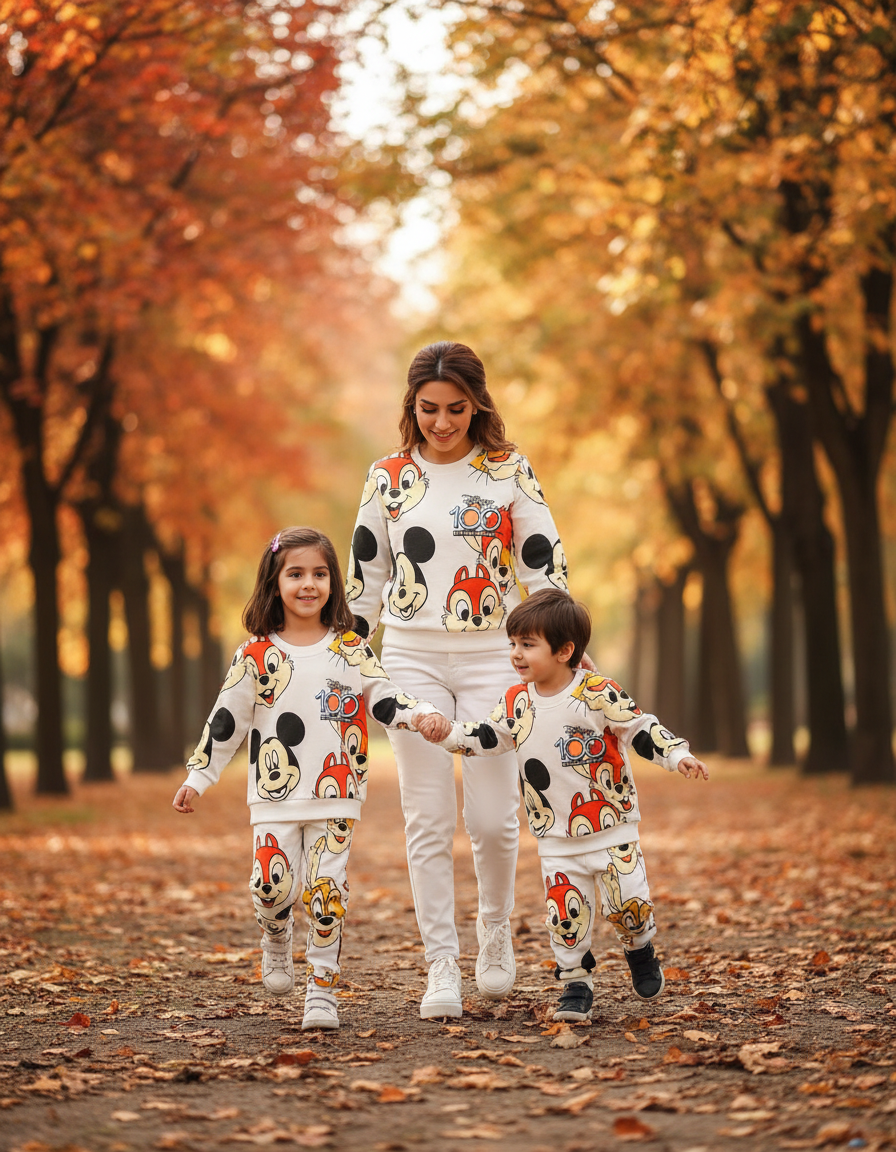 ست بلوز شلوار بچگانه پاییزی