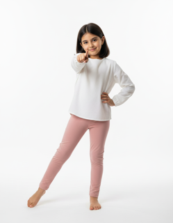 روی مانکن لگ دخترانه تو پنبه ای گلبهی h&m