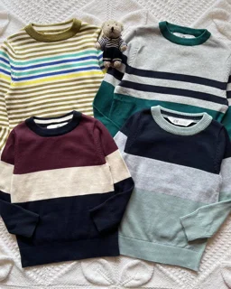 بلوز بافت راه راه h&m