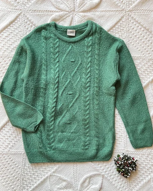 بلوز بافت سبز lc waikiki