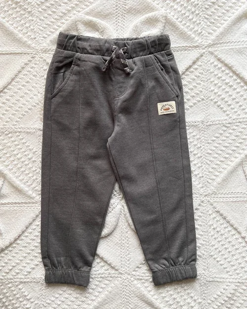 شلوار تو پنبه ای خاکستری sinsay