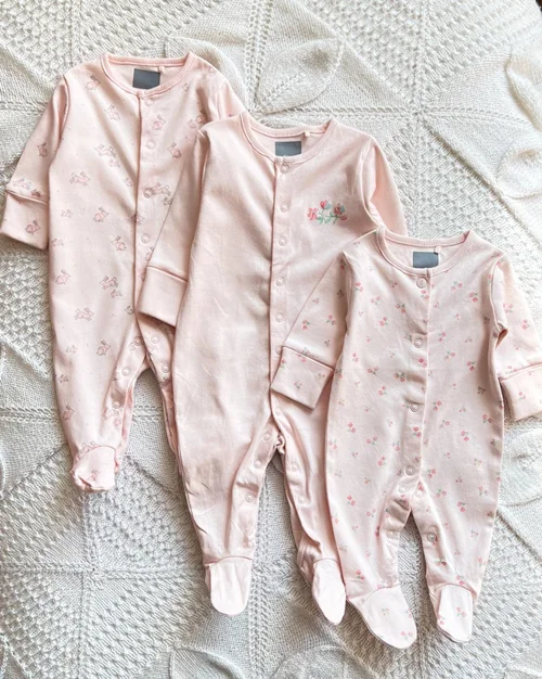 سرهمی نخی صورتی طرح گل/ساده/خرگوش next