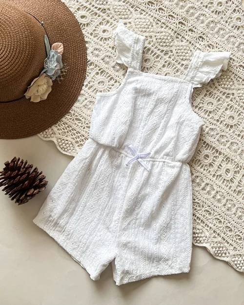 رامپر سفید طرح لوزی primark