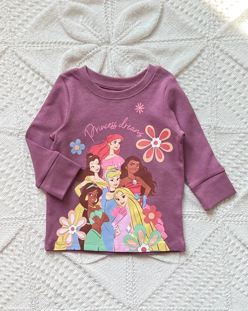 بلوز‌ نخی بنفش طرح سیندرلا next