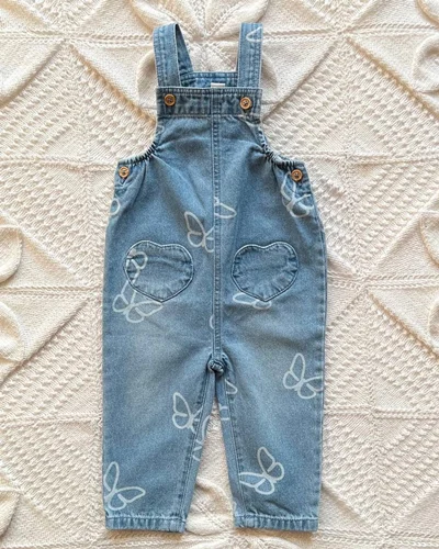 بیلر جین آبی طرح پروانه Topomin