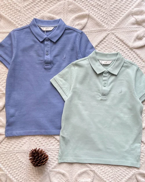 پلوشرت/تیشرت جودون آبی mango